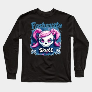 Skull Girl, Skull Fun T-Shirt 10 Long Sleeve T-Shirt